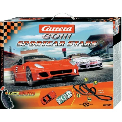 Игра настольная гоночный трек CARRERA 20062205 Трасса Гоу!!! Звездные спорткары 10 м