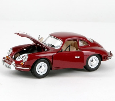 Модель автомобиля 1:24 Porsche 356B Coupe 1961 (Порше 356B купе) Bburago 18-22079