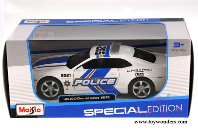Шевроле Камаро полиция Chevrolet Camaro SS RS 2010 модель автомобиля 1:24 MAISTO 31208