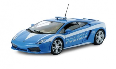 Модель автомобиля 1:24 Lamborghini Gallardo LP 560-4 Polizia (Ламборгини Галлардо) Bburago 18-24014
