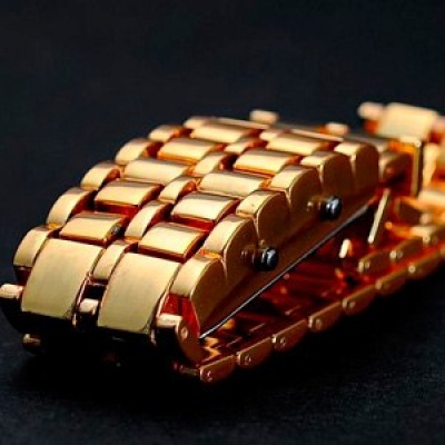 Часы наручные светодиодные Iron Samurai gold "Железный самурай"