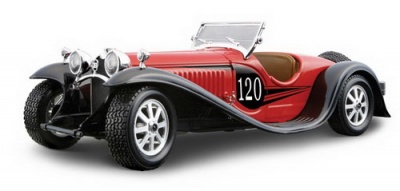 Модель автомобиля сборная 1:24 Bugatti Type 55 (Бугатти 55 1932) Bburago 18-25035