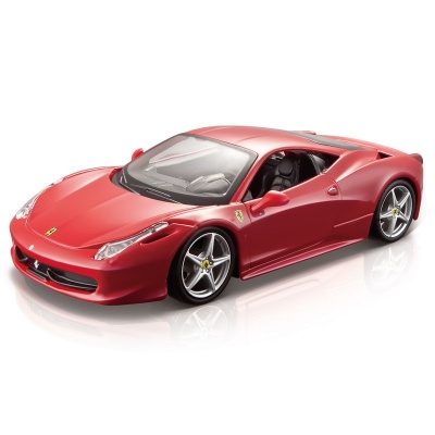 Модель автомобиля 1:24 FERRARI 458 ITALIA RED (Феррари Италия 458) Bburago 18-26003
