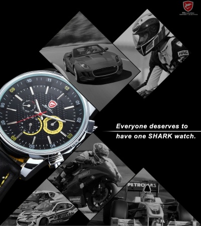 Часы наручные спортивные кварцевые Shark SH095