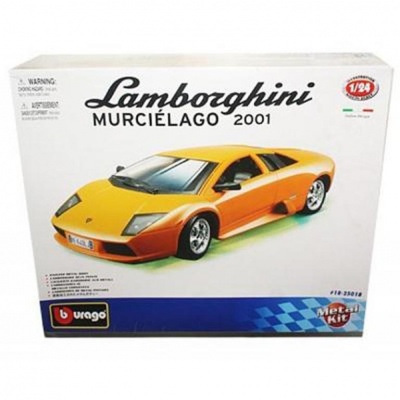 Модель автомобиля сборная 1:24 Lamborghini Murcielago 2001 (Ламборгини Мурчелаго) Bburago 18-25018