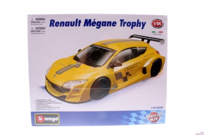 Модель автомобиля сборная 1:24 Renault Megane Trophy (Рено Меган) Bburago 18-25097