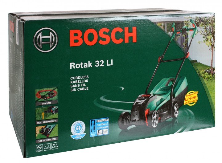 Купить  Bosch Rotak 32 Li-Ion (аккумуляторная) за 980.00 .