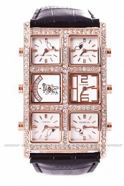Часы наручные ICE LINK Ambassador 6 Timezone H1143 реплика