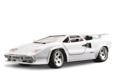 Bburago 18-12027 GOLD 1:18-Lamborghini Countach