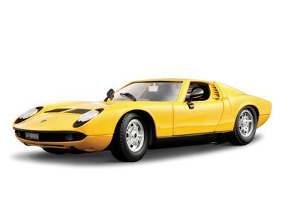 Bburago 18-12072 GOLD 1:18-Lamborghini Miura