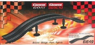 Игра настольная гоночный трек CARRERA 20061649 Аксессуары Гоу!!! Секция трассы Мост-Волна