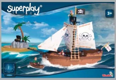 Simba 4355416 Игровой набор "Корабль пиратов и остров"