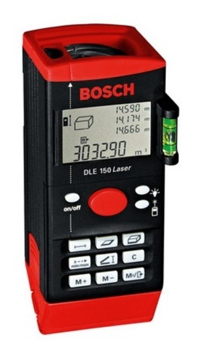 Дальномер лазерный Bosch DLE 150 Professional (0,3-150м; +/- 3мм) неповеренный