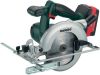 Аккумуляторная ручная циркулярная пила Metabo KSA 18 LTX