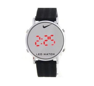 Часы наручные светодиодные зеркальные Nike led trendy watch w-7b